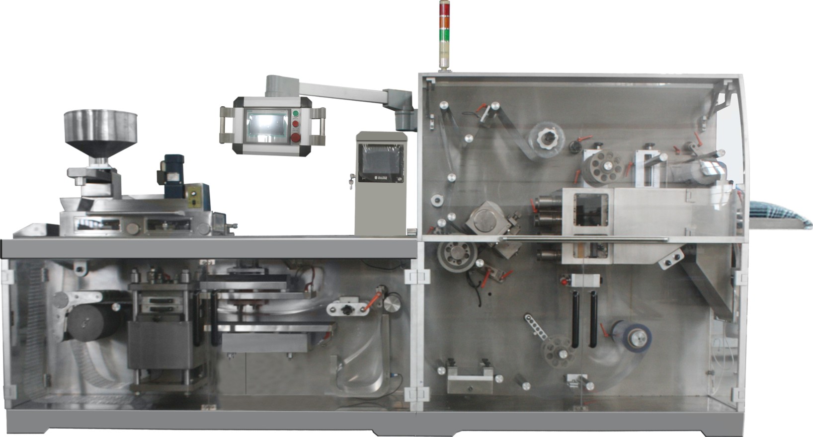 DPB-250D Capsules Pills Hardware Automatic Flat Plate PVC Blister Packaging Machine With CE