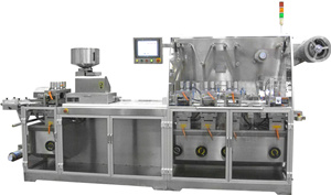 DPB-270J Flat Plate Type Automatic Capusules Blister Packing Machine PVC Tablets Pills